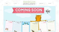 Desktop Screenshot of dandelionstationery.co.uk